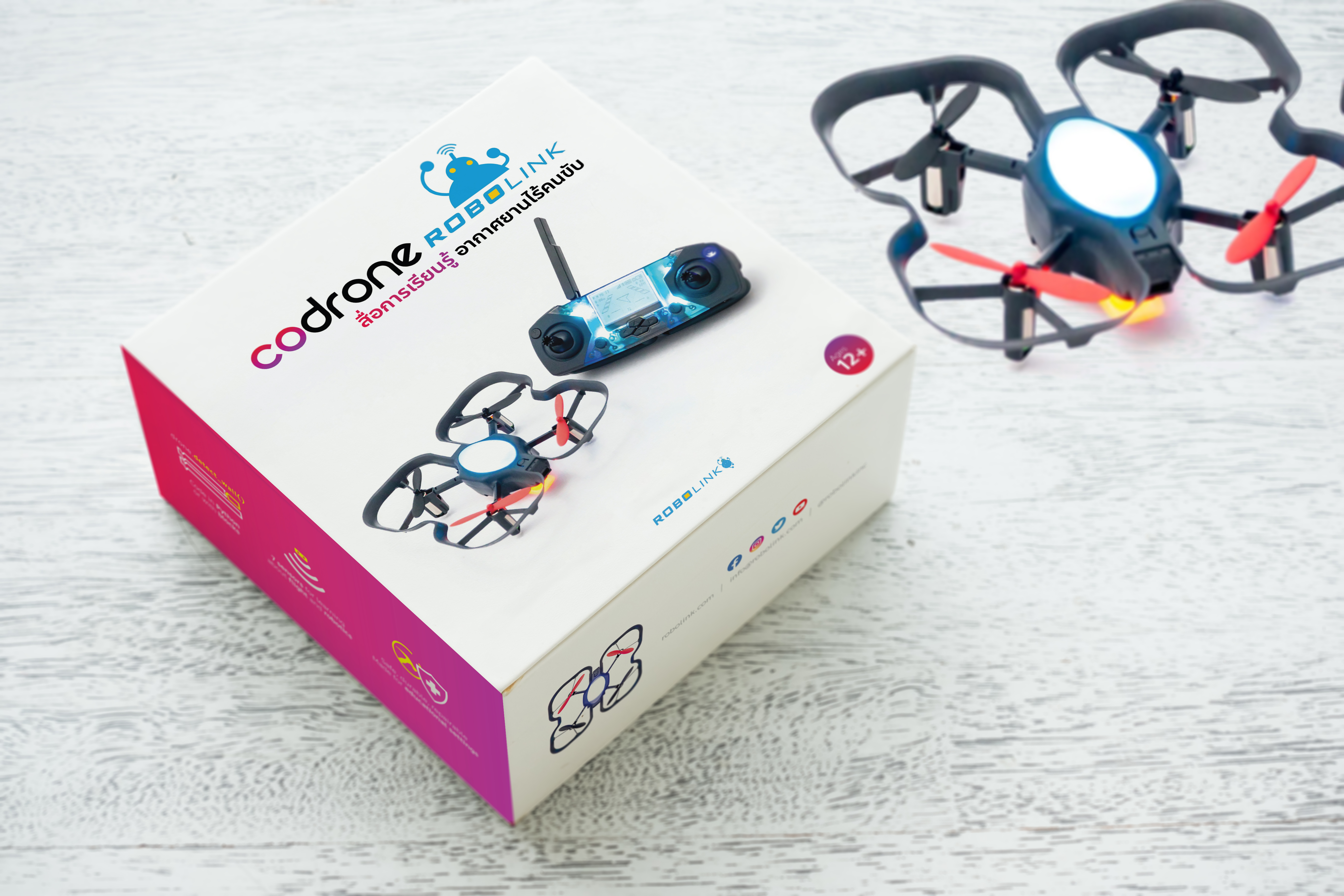 ชุดการเรียนรู้อากาศยานไร้คนขับพร้อมกล้อง (Camera Drone)