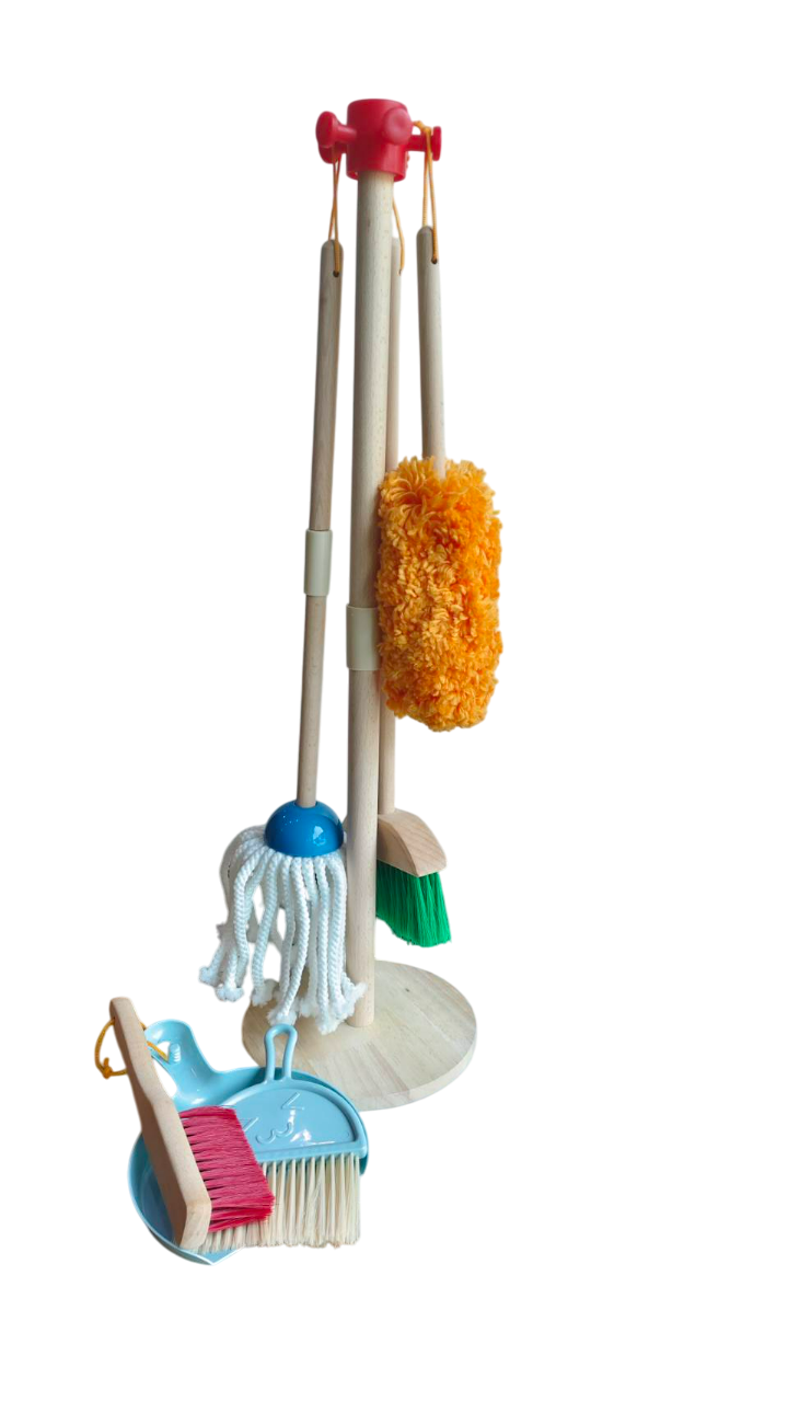 ชุดอุปกรณ์ทำความสะอาดของเด็ก Children's cleaning tools - Happy Kit Toys